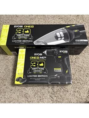 Ryobi 30th Anniversary Drill & Vacuum Combo